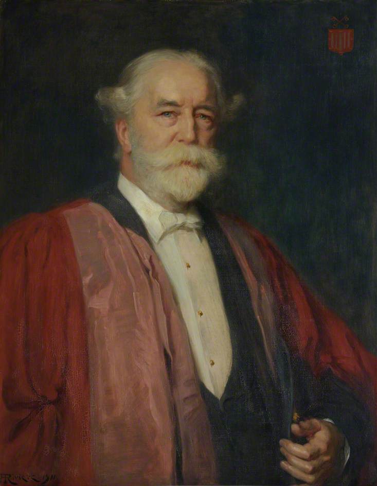 Wikioo.org - The Encyclopedia of Fine Arts - Painting, Artwork by Hugh Goldwin Riviere - Sir Adolphus Ward, Master (1900–1924)