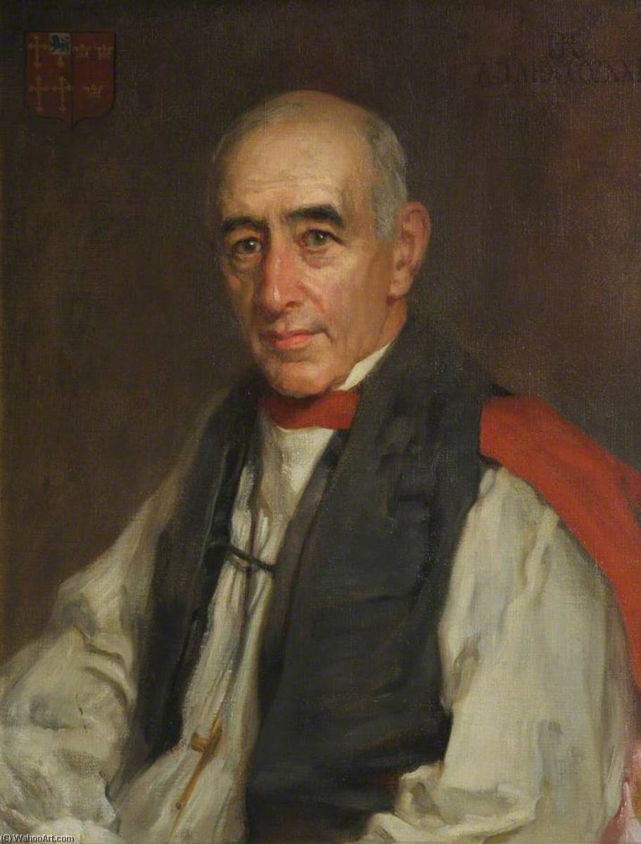 Wikioo.org - The Encyclopedia of Fine Arts - Painting, Artwork by Hugh Goldwin Riviere - Frederick Henry Chase (1853–1925), President (1901–1906), Bishop of Ely (1905–1924)