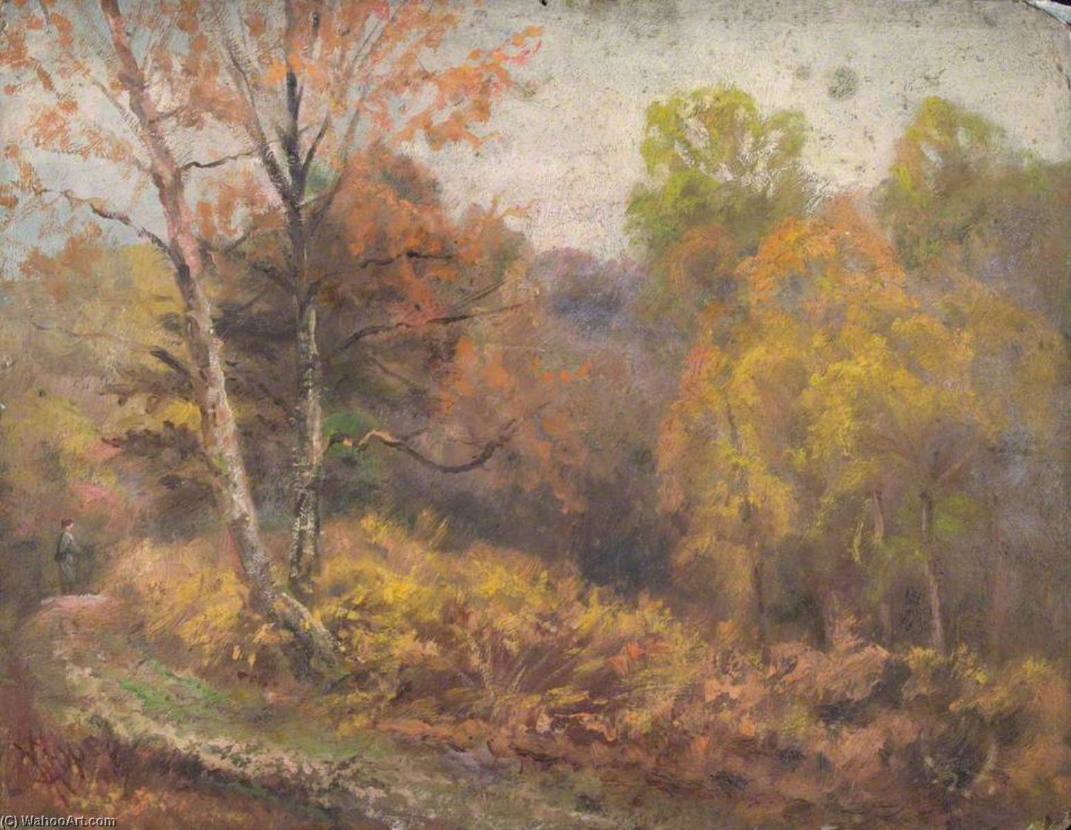 Wikioo.org - The Encyclopedia of Fine Arts - Painting, Artwork by William Henry Hope - Autumnal Landscape
