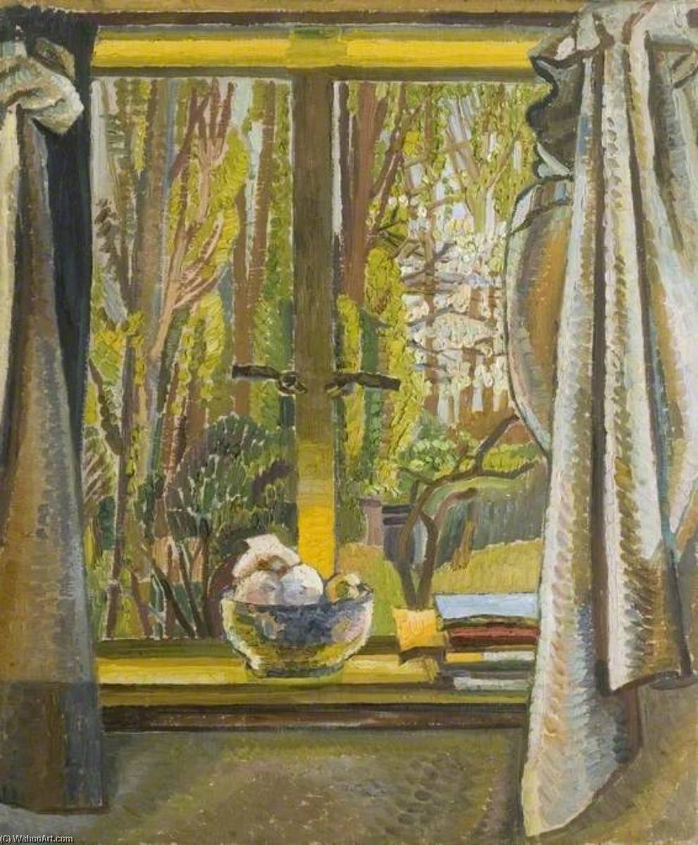 Wikioo.org - Die Enzyklopädie bildender Kunst - Malerei, Kunstwerk von Doris Boulton Maude - der garten Bildschirmfenster