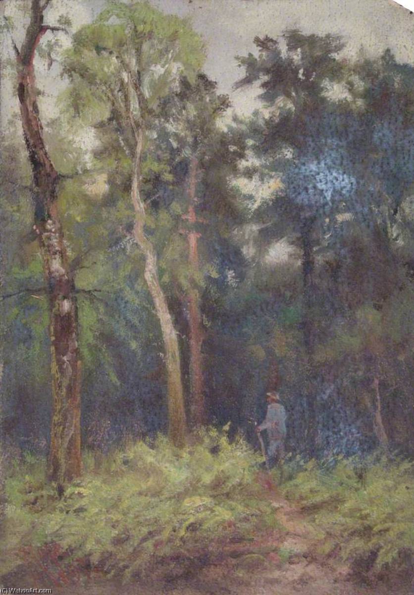 Wikioo.org - The Encyclopedia of Fine Arts - Painting, Artwork by William Henry Hope - In Addington Park, Croydon, Surrey, June 1897