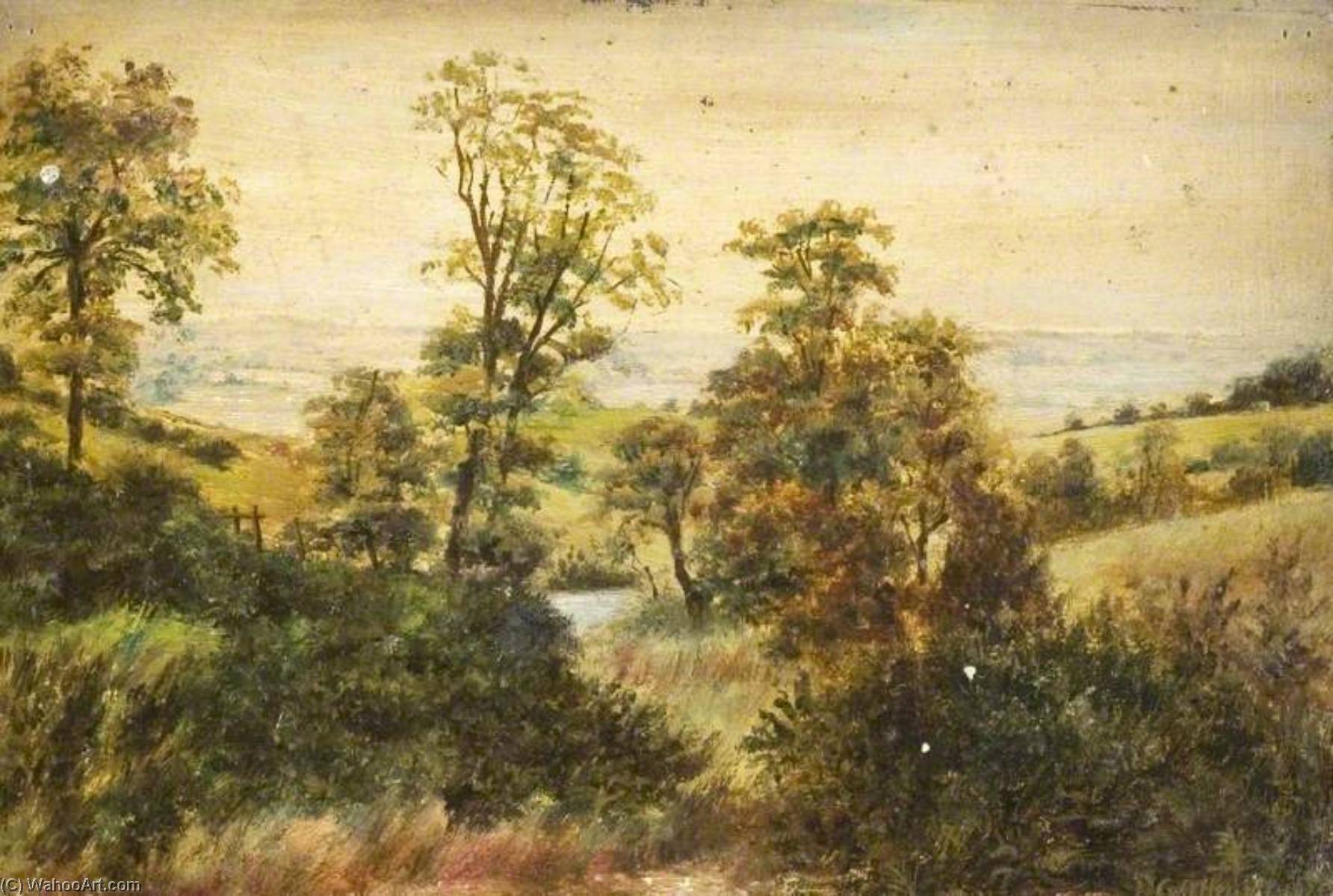 Wikioo.org - The Encyclopedia of Fine Arts - Painting, Artwork by Hubert George Allnutt - Landscape