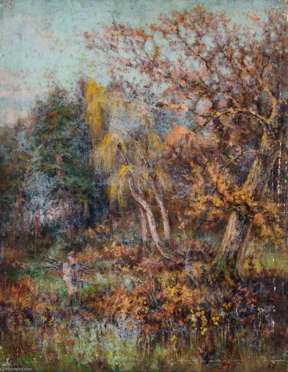 Wikioo.org - The Encyclopedia of Fine Arts - Painting, Artwork by William Henry Hope - Addington, Croydon, a Surrey Woodland