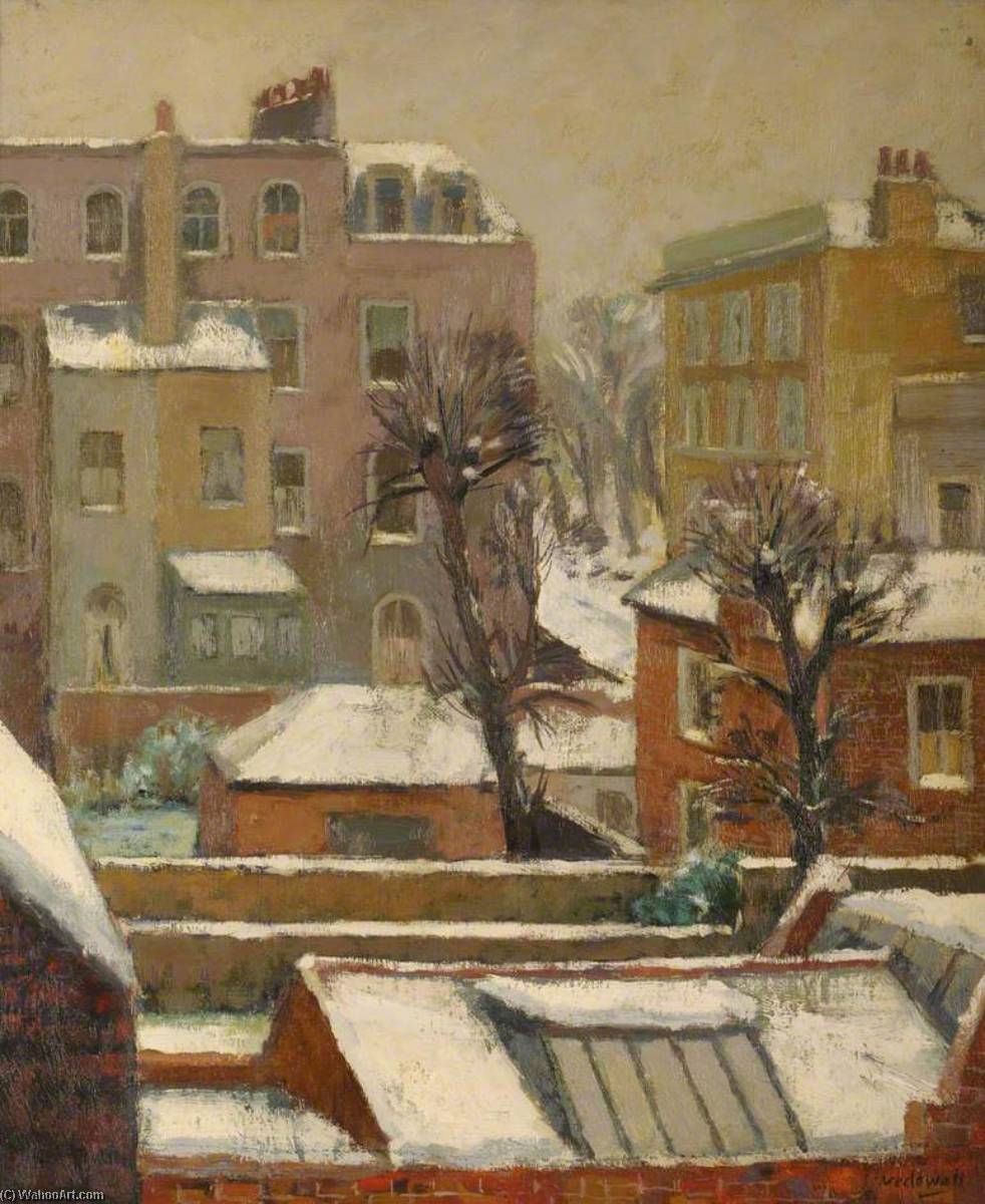 Wikioo.org - The Encyclopedia of Fine Arts - Painting, Artwork by William Mcdowall - London Rooftops