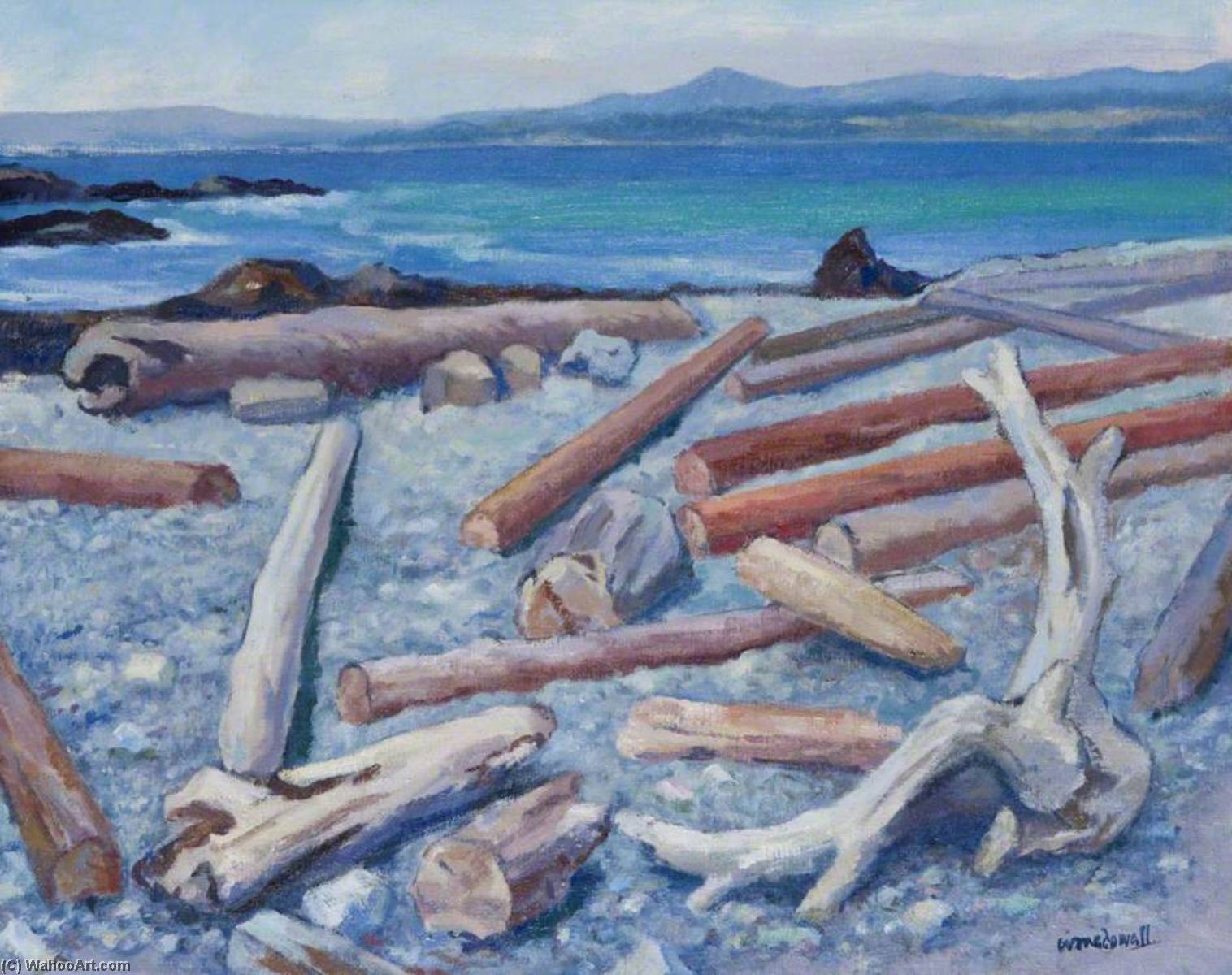 Wikioo.org - The Encyclopedia of Fine Arts - Painting, Artwork by William Mcdowall - Driftwood
