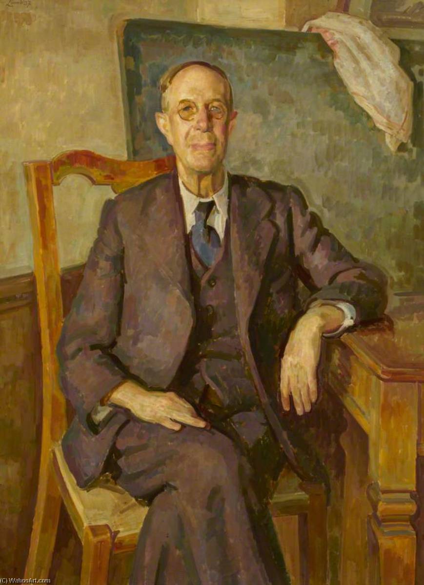 Wikioo.org - The Encyclopedia of Fine Arts - Painting, Artwork by Lynton Harold Lamb - Professor Sir Percy Nunn (1870–1944), Director (1922 –1936)