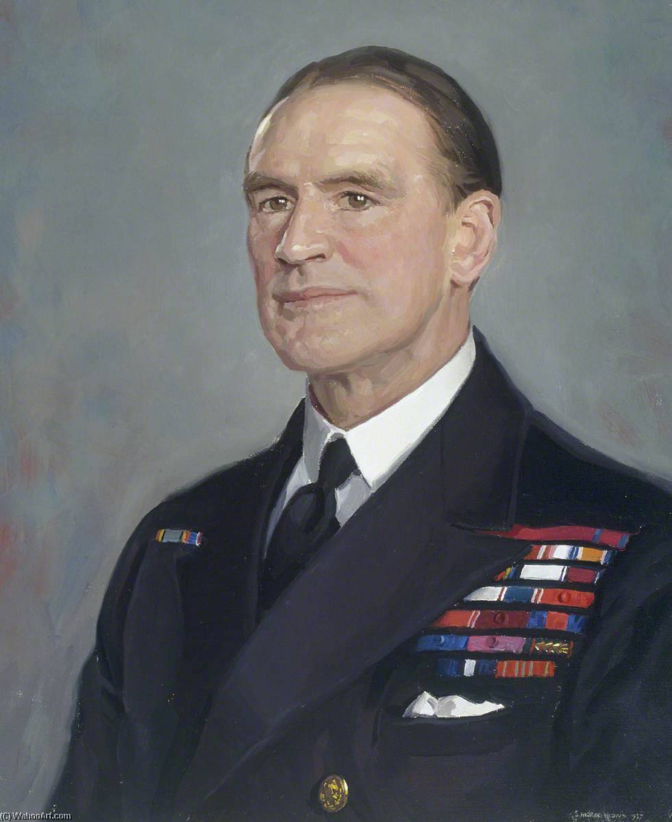 Wikioo.org - The Encyclopedia of Fine Arts - Painting, Artwork by Sam Morse Brown - Admiral Edward Evans (1880–1957), 1st Lord Mountevans of Chelsea
