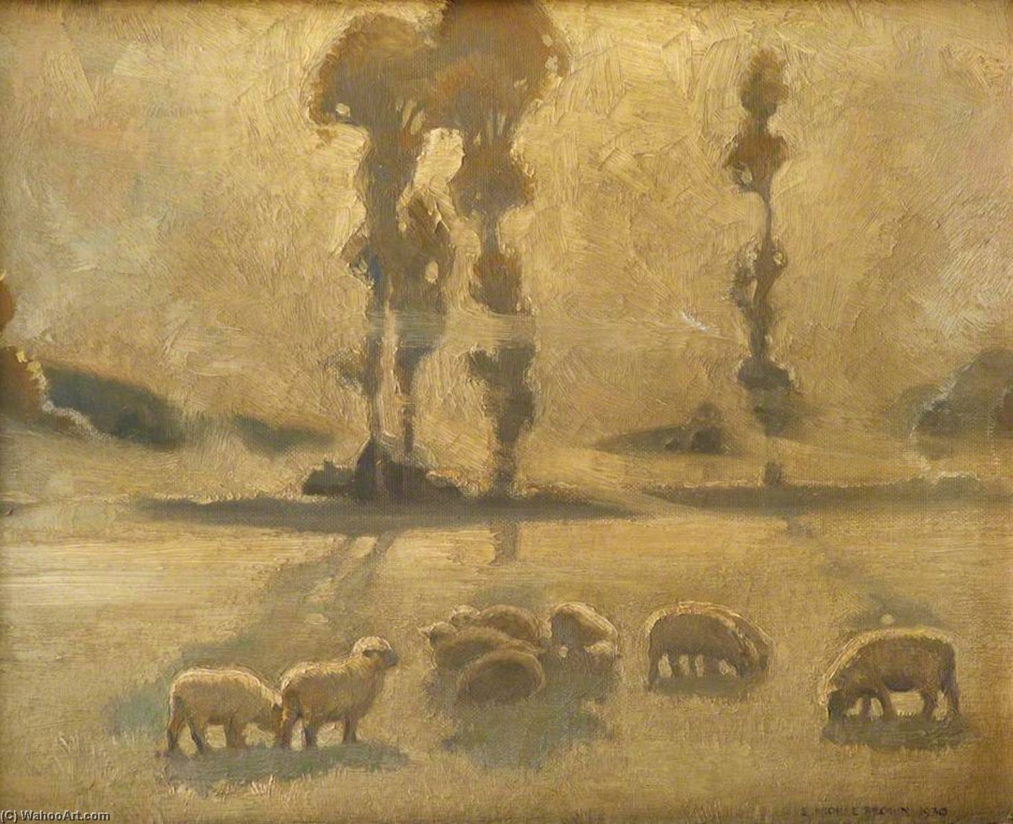 Wikioo.org - The Encyclopedia of Fine Arts - Painting, Artwork by Sam Morse Brown - Fog, Frost and Sunlight