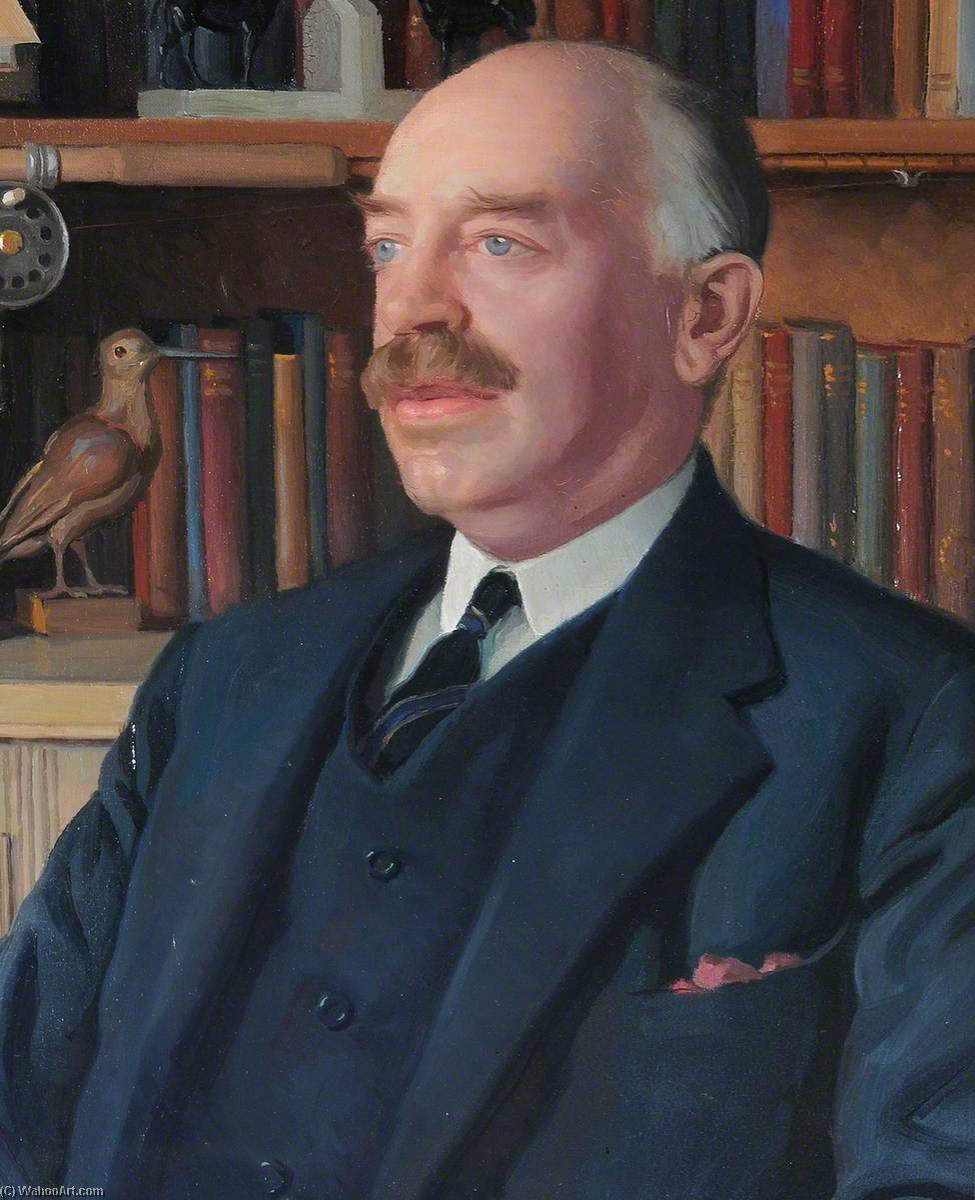 Wikioo.org - The Encyclopedia of Fine Arts - Painting, Artwork by Sam Morse Brown - David Davies (1880–1944), 1st Lord Davies of Llandinam