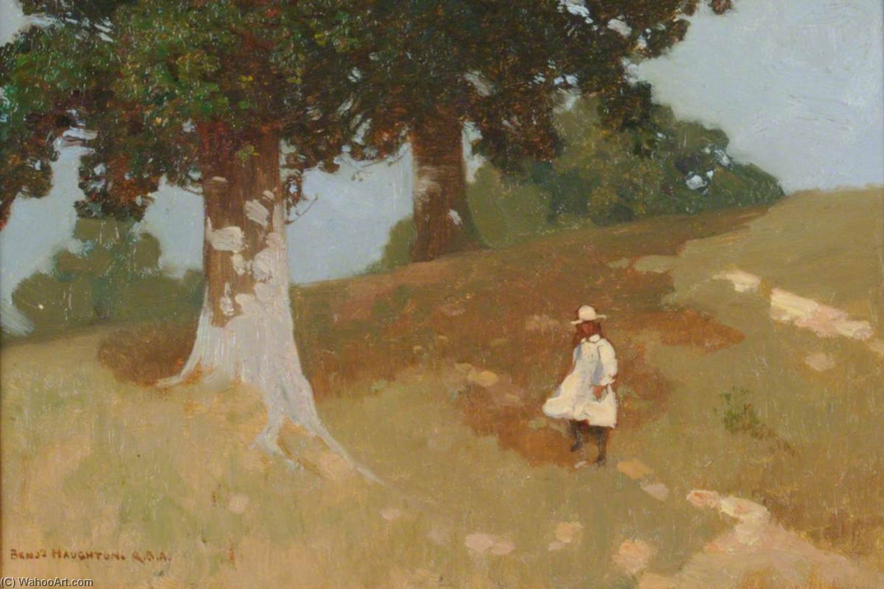 Wikioo.org - The Encyclopedia of Fine Arts - Painting, Artwork by Benjamin Haughton - October Afternoon