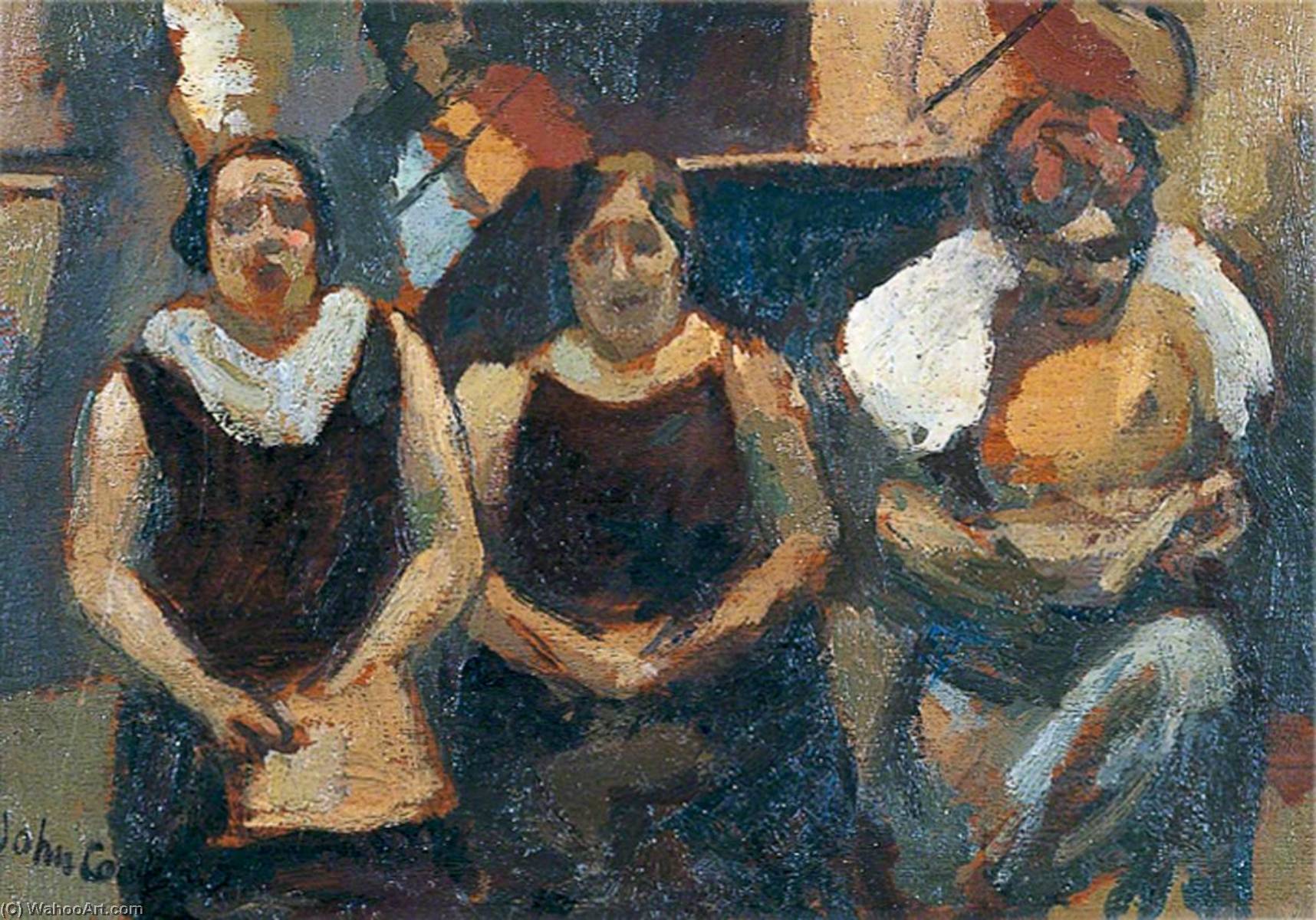 Wikioo.org - The Encyclopedia of Fine Arts - Painting, Artwork by John Albert Cooper - Three Prima Donnas