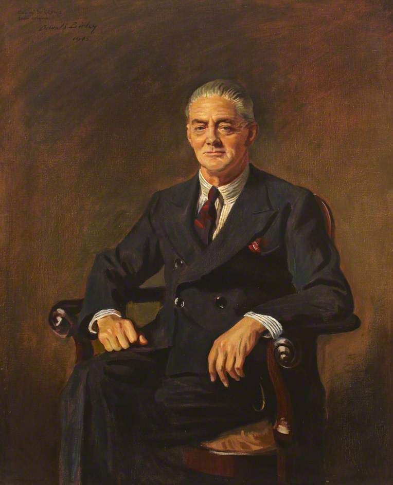 Wikioo.org - The Encyclopedia of Fine Arts - Painting, Artwork by Reginald Henry Lewis - Viscount Nuffield (1877–1963) (after Oswald Hornby Joseph Birley)