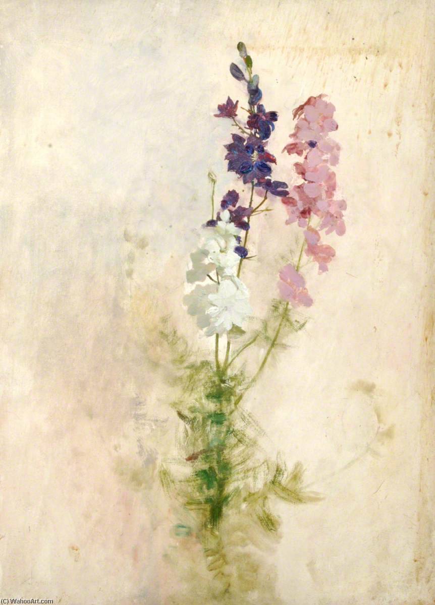 Wikioo.org - The Encyclopedia of Fine Arts - Painting, Artwork by Benjamin Haughton - Cluster of Flowers