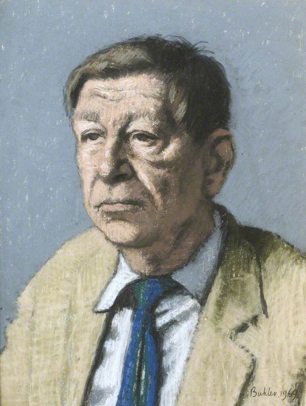 Wikioo.org - The Encyclopedia of Fine Arts - Painting, Artwork by Robert A Buhler - W. H. Auden (1907–1973)