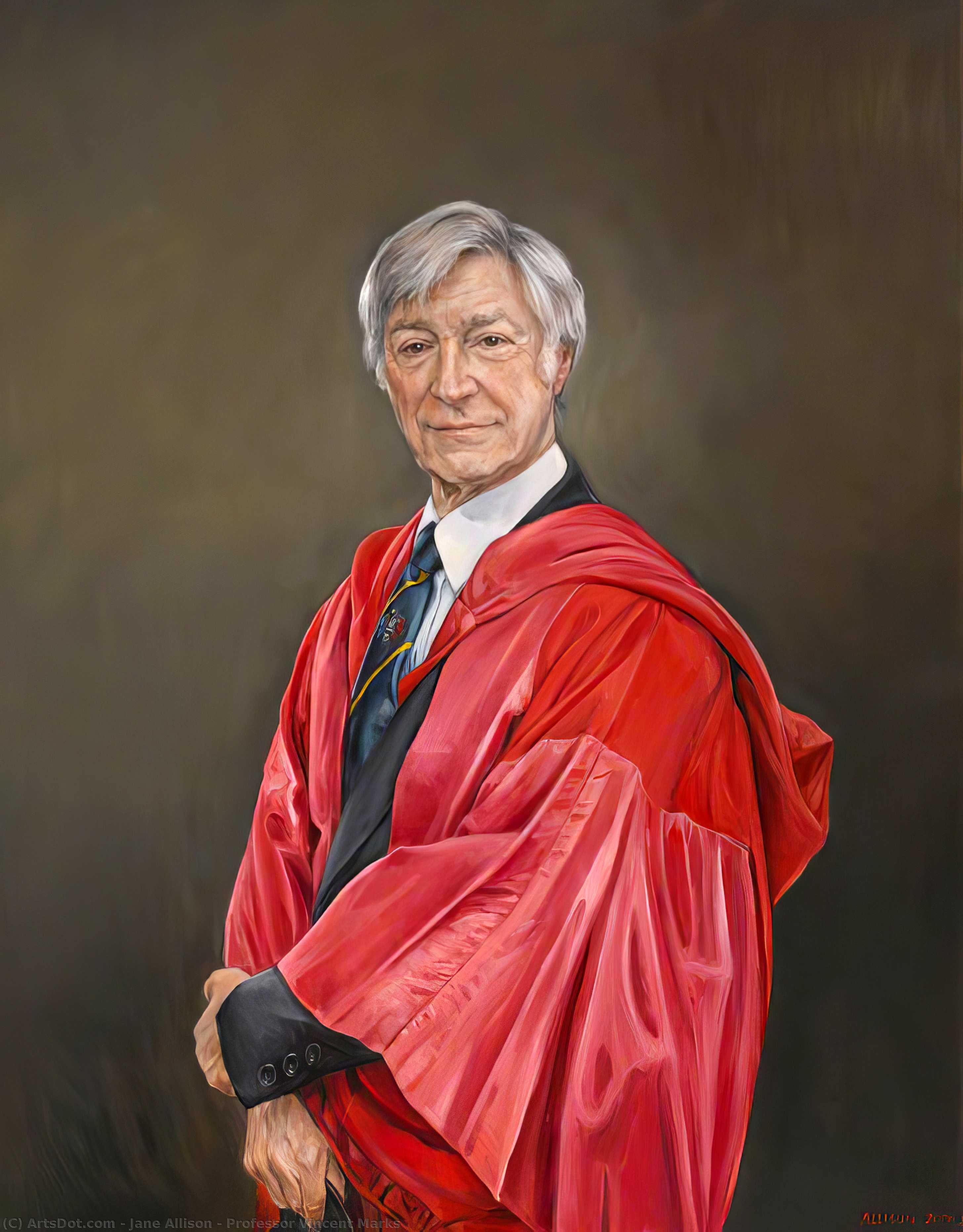 Wikioo.org - The Encyclopedia of Fine Arts - Painting, Artwork by Jane Allison - Professor Vincent Marks