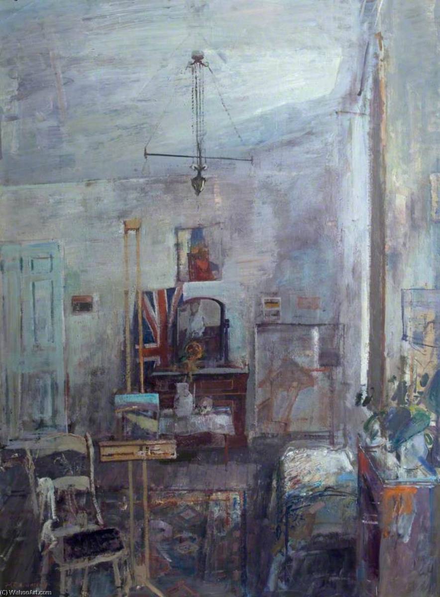 Wikioo.org - The Encyclopedia of Fine Arts - Painting, Artwork by Frederick Cuming - Studio Interior