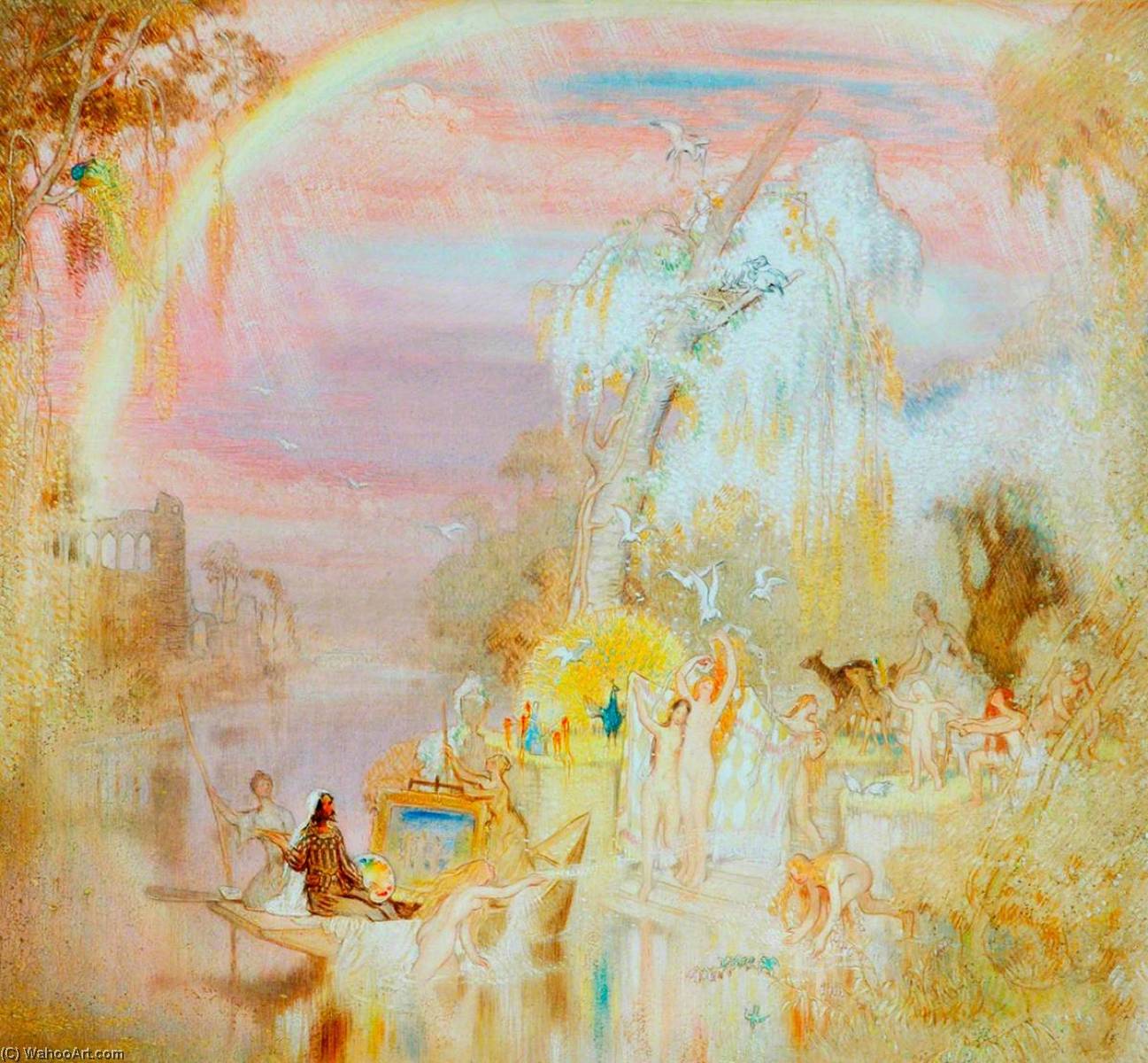 Wikioo.org - The Encyclopedia of Fine Arts - Painting, Artwork by William Shackleton - The Artist's Dream