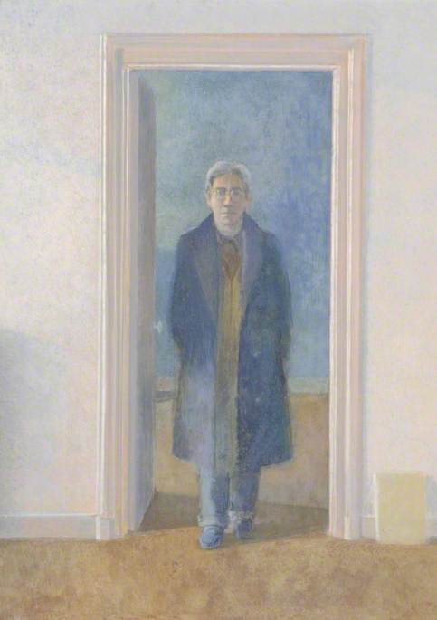 Wikioo.org - The Encyclopedia of Fine Arts - Painting, Artwork by David Tindle - From Room to Room, Self Portrait