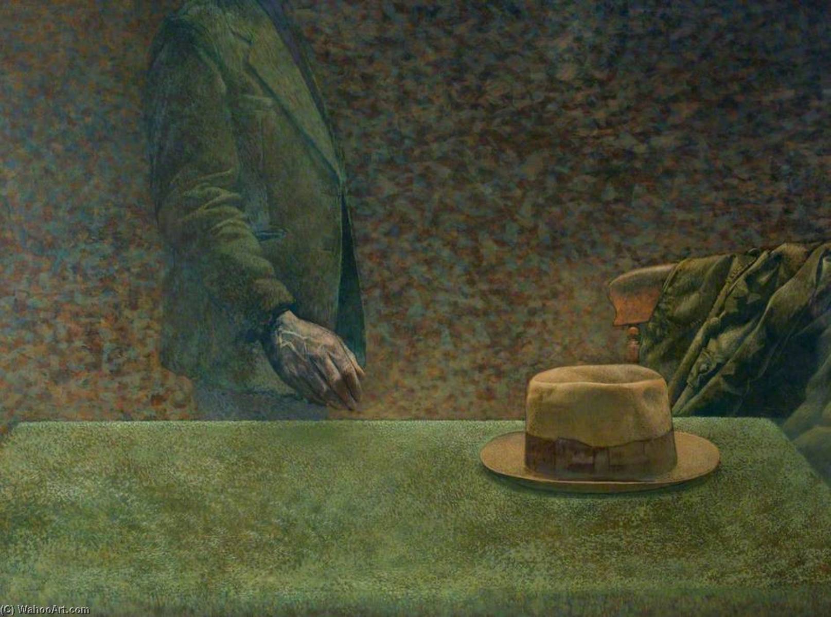 Wikioo.org - The Encyclopedia of Fine Arts - Painting, Artwork by David Tindle - Night Walk, 1984
