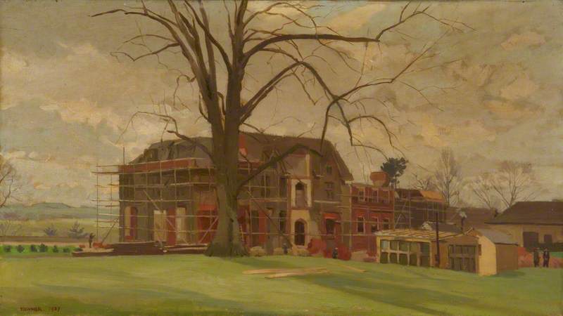 Wikioo.org - The Encyclopedia of Fine Arts - Painting, Artwork by Donald Chisholm Towner - New Hinton Ampner