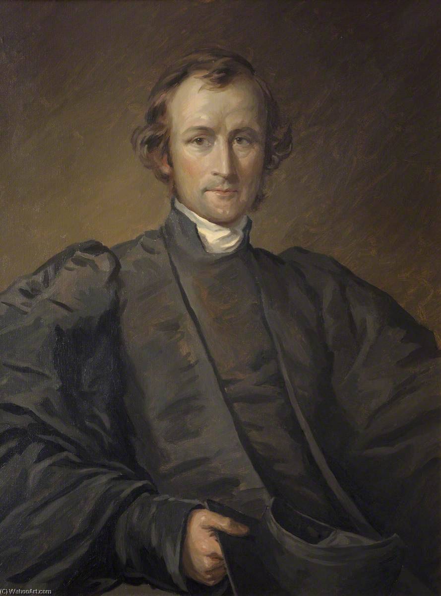 WikiOO.org - Encyclopedia of Fine Arts - Lukisan, Artwork Donald Chisholm Towner - George Augustus Selwyn (1809–1878), Primate of New Zealand and Bishop of Lichfield, Scholar of St John’s College (copy of George Richmond)