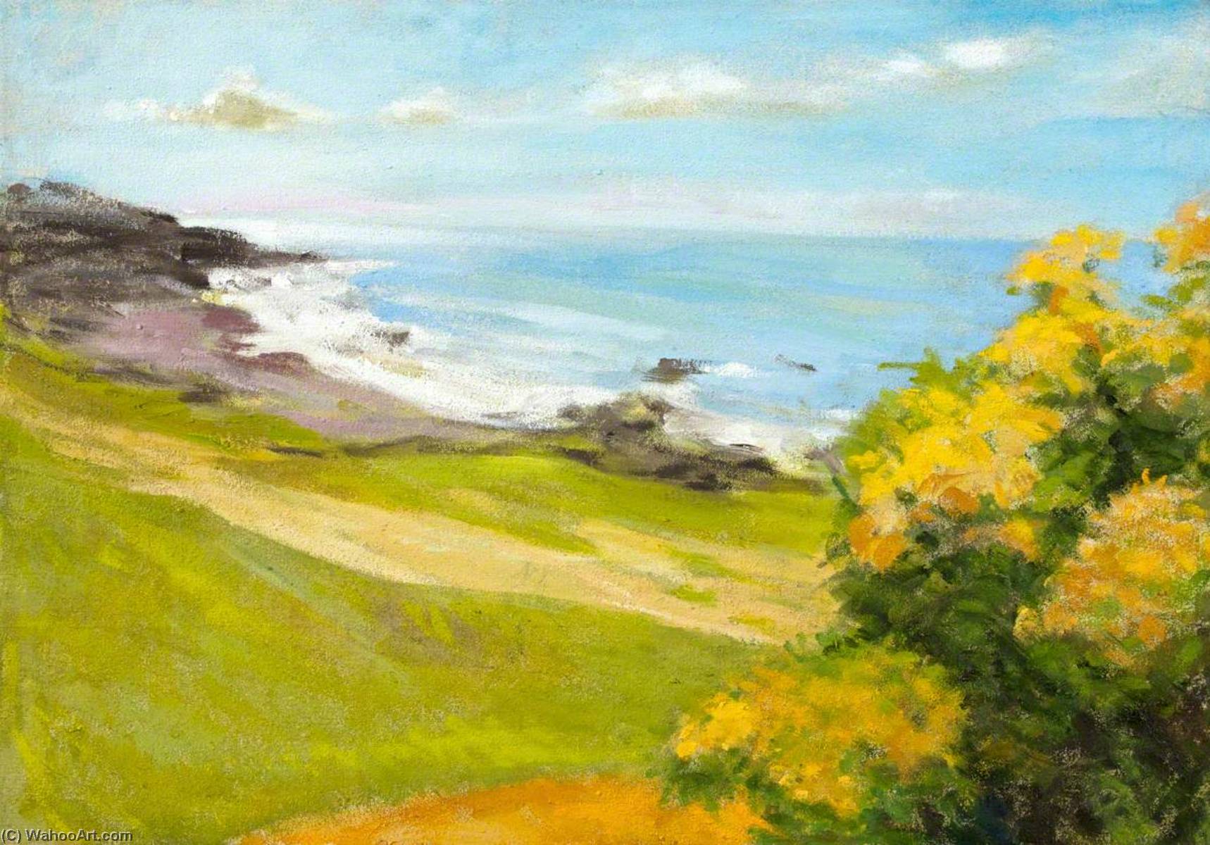 Wikioo.org - The Encyclopedia of Fine Arts - Painting, Artwork by Joan Baker - The Coastal Path, Ogmore
