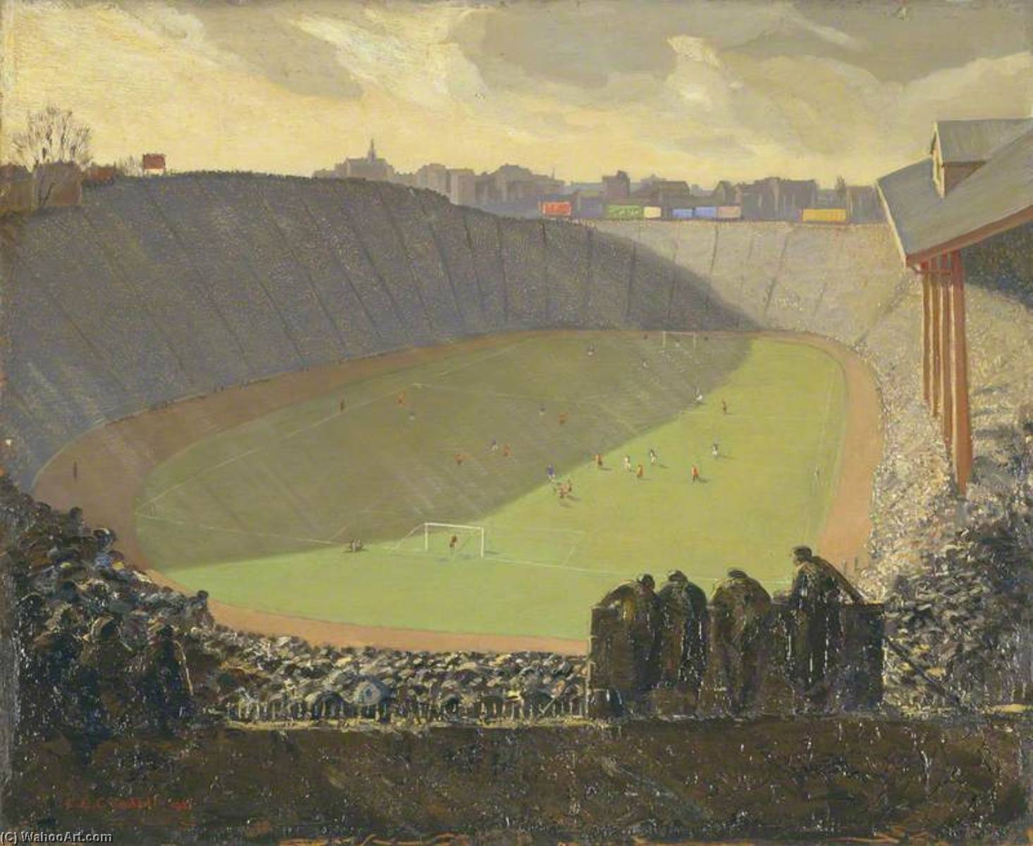 Wikioo.org - The Encyclopedia of Fine Arts - Painting, Artwork by Charles Ernest Cundall - A Chelsea Cup Tie