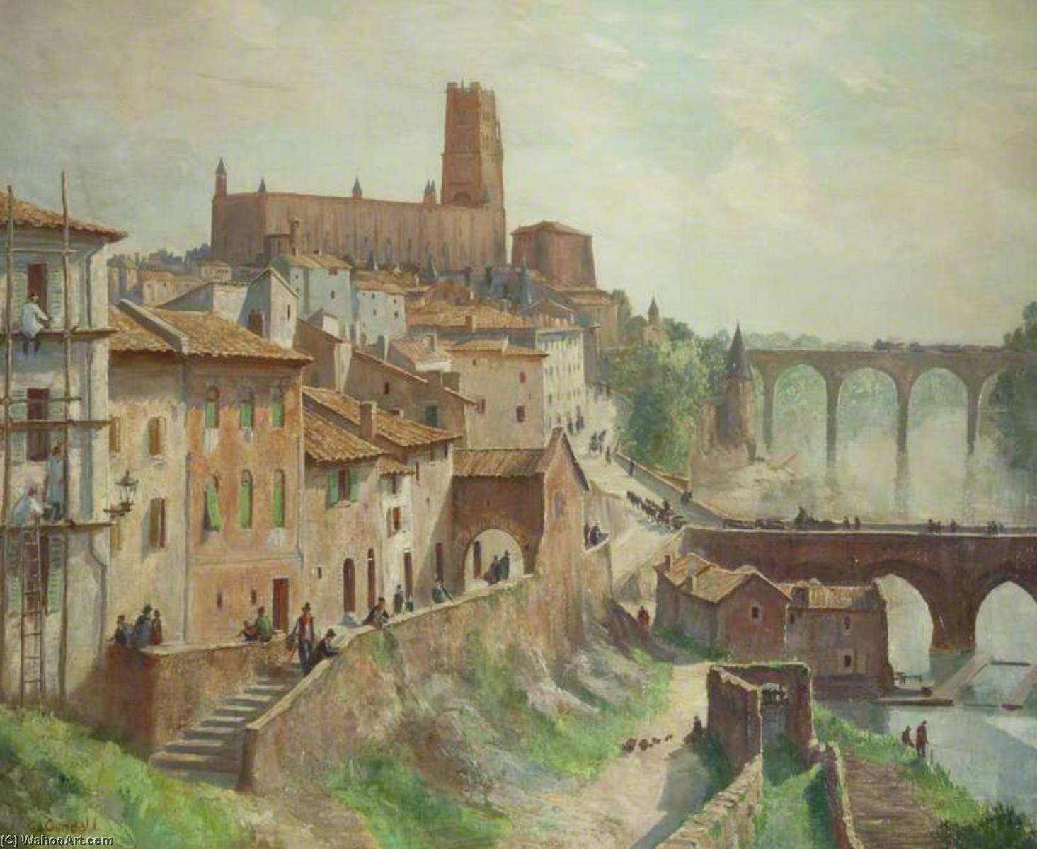 Wikioo.org - The Encyclopedia of Fine Arts - Painting, Artwork by Charles Ernest Cundall - Albi