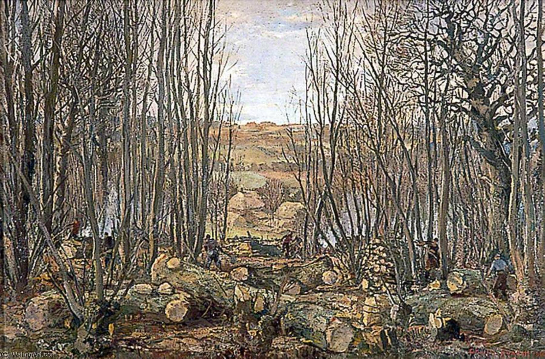 Wikioo.org - The Encyclopedia of Fine Arts - Painting, Artwork by Charles Ernest Cundall - The Clearing