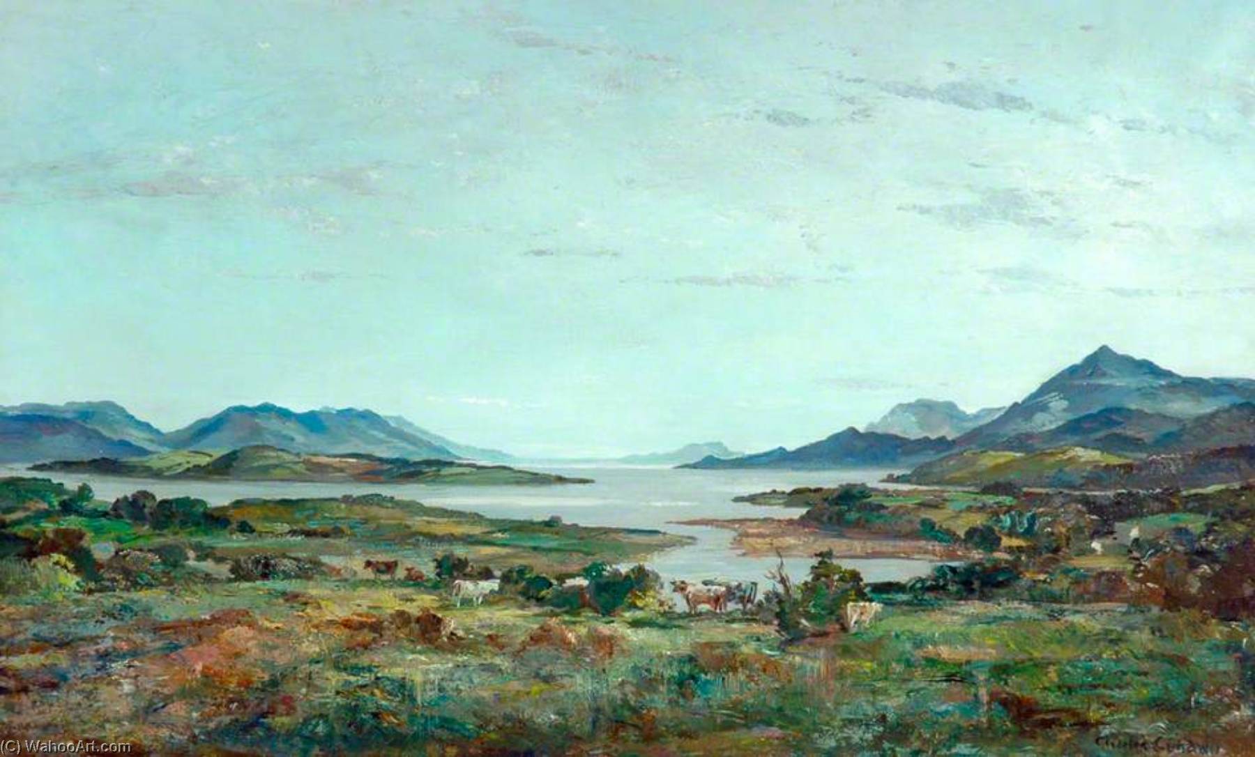 WikiOO.org - Enciclopedia of Fine Arts - Pictura, lucrări de artă Charles Ernest Cundall - Bantry Bay, County Cork
