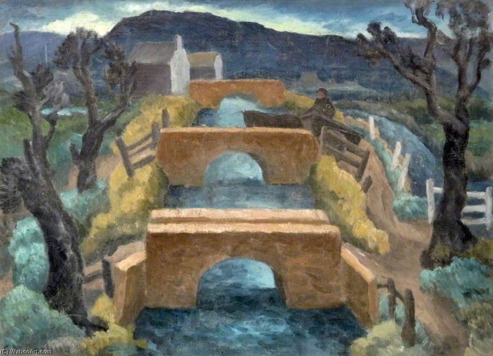 Wikioo.org - The Encyclopedia of Fine Arts - Painting, Artwork by Elsie Barling - Bridges, Ireland