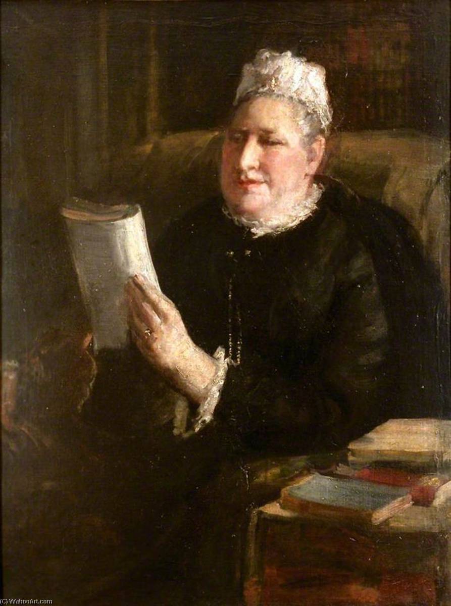 Wikioo.org - The Encyclopedia of Fine Arts - Painting, Artwork by Ethel Walker - The Honourable Mrs Adams