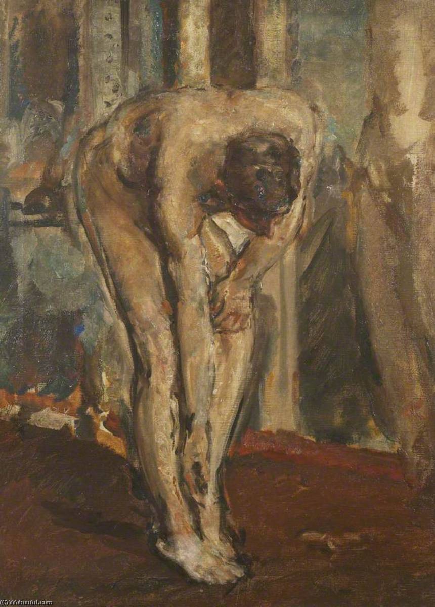 WikiOO.org - Enciklopedija likovnih umjetnosti - Slikarstvo, umjetnička djela Ethel Walker - Nude Study of a Boy