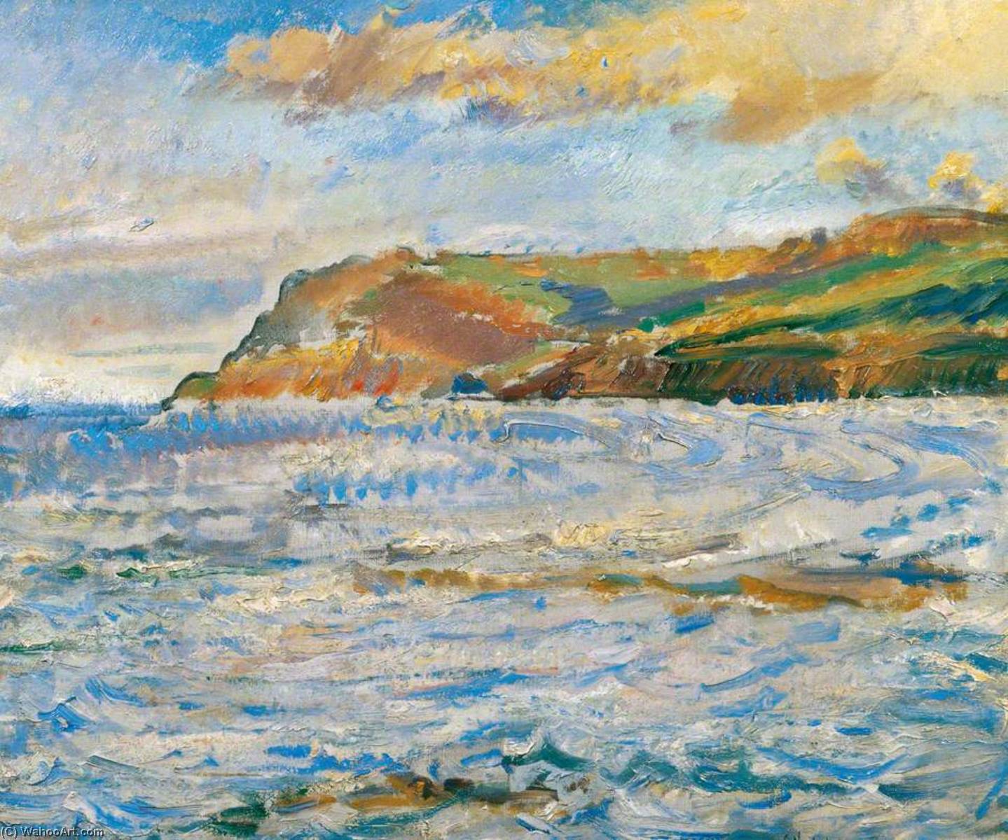 Wikioo.org - The Encyclopedia of Fine Arts - Painting, Artwork by Ethel Walker - A June Evening