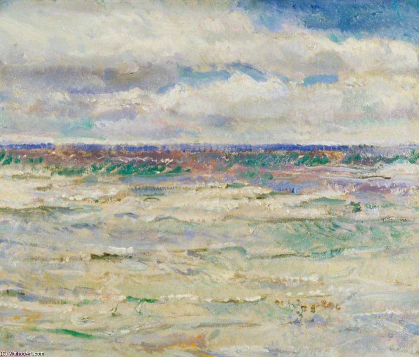 Wikioo.org - The Encyclopedia of Fine Arts - Painting, Artwork by Ethel Walker - A September Morning