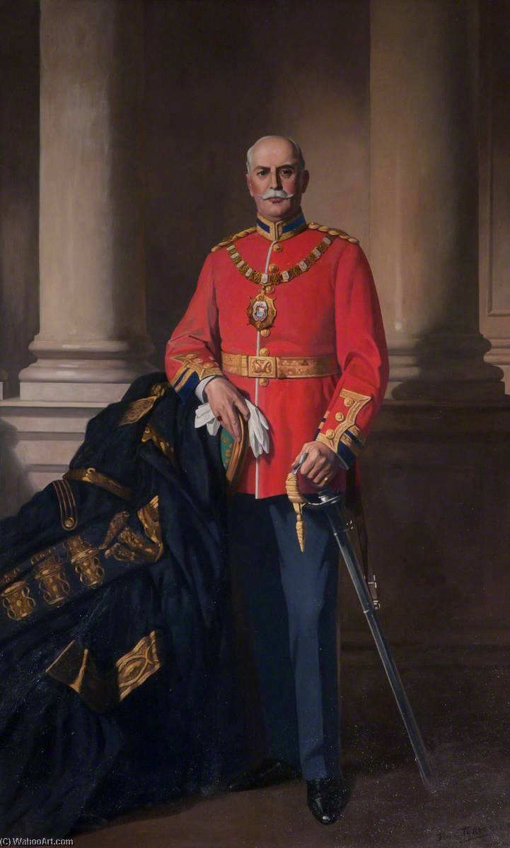 Wikioo.org - The Encyclopedia of Fine Arts - Painting, Artwork by John Turner - Sir William Coates (1866–1932), Bt, DL, Lord Mayor (1920–1922 1929–1930)