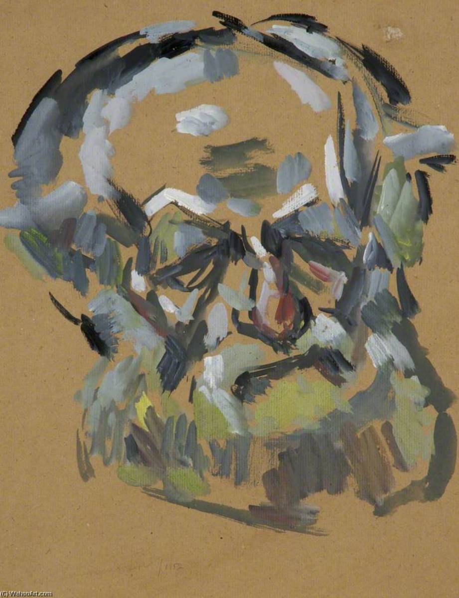 Wikioo.org - The Encyclopedia of Fine Arts - Painting, Artwork by Emmanuel Levy - Portrait of an Old Man