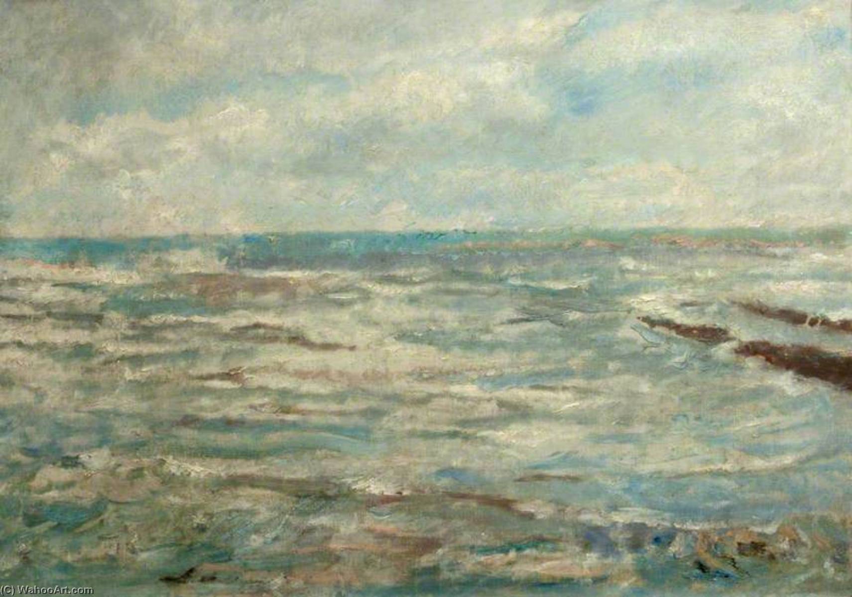 Wikioo.org - The Encyclopedia of Fine Arts - Painting, Artwork by Ethel Walker - Wind and Rain