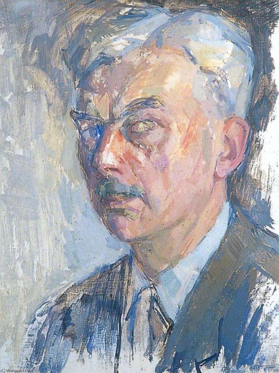 Wikioo.org - The Encyclopedia of Fine Arts - Painting, Artwork by William Townsend - Self Portrait