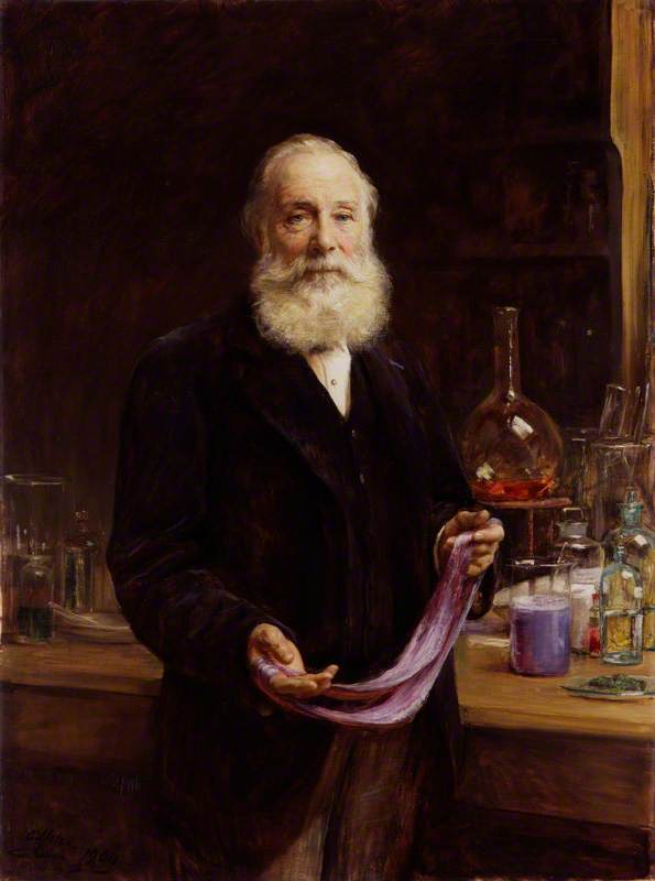 Wikioo.org - The Encyclopedia of Fine Arts - Painting, Artwork by Arthur Stockdale Cope - Sir William Henry Perkin