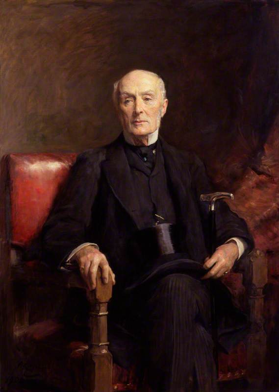 Wikioo.org - The Encyclopedia of Fine Arts - Painting, Artwork by Arthur Stockdale Cope - Henry Thurstan Holland, 1st Viscount Knutsford