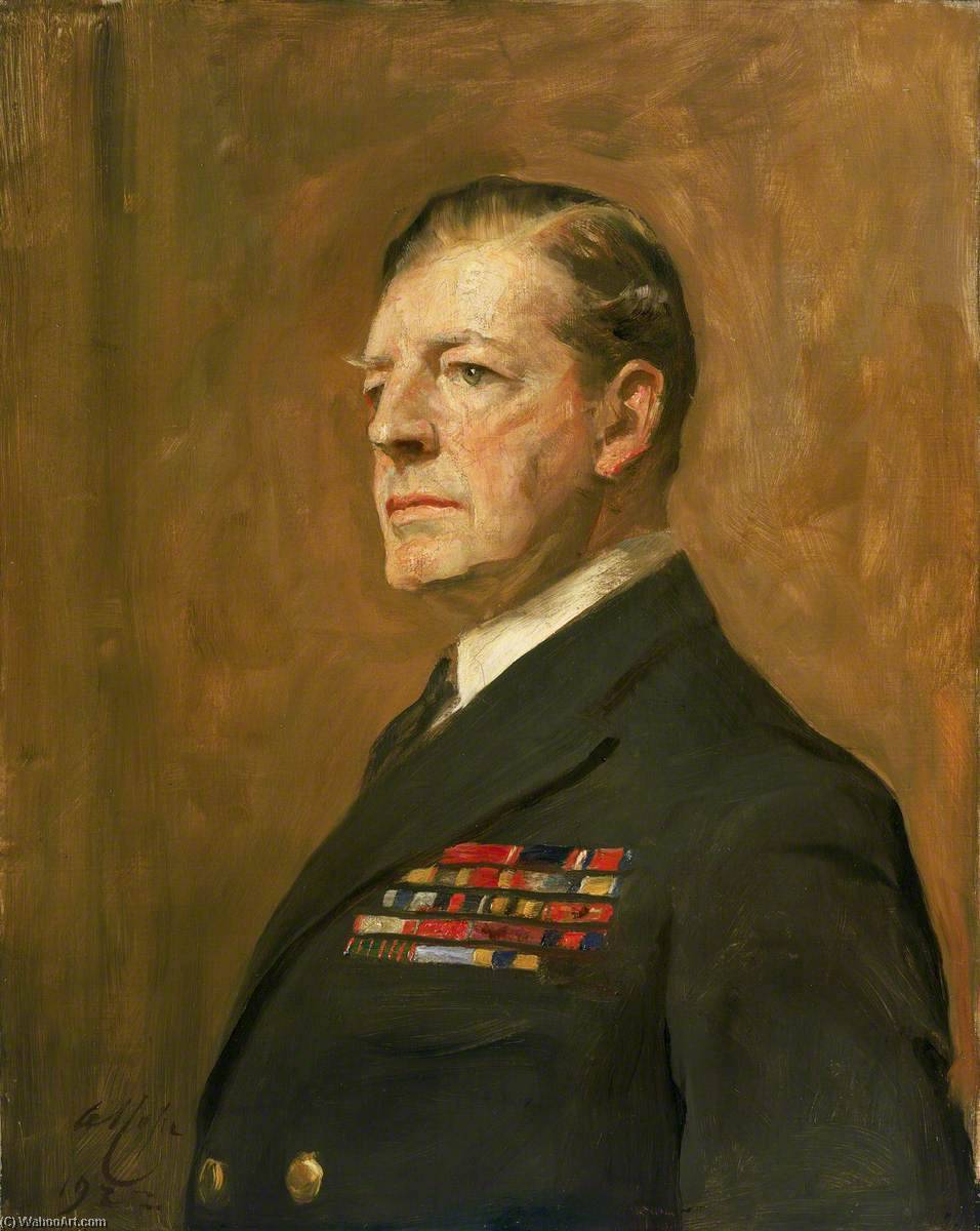Wikioo.org - The Encyclopedia of Fine Arts - Painting, Artwork by Arthur Stockdale Cope - Admiral David Beatty (1871–1936), 1st Earl Beatty