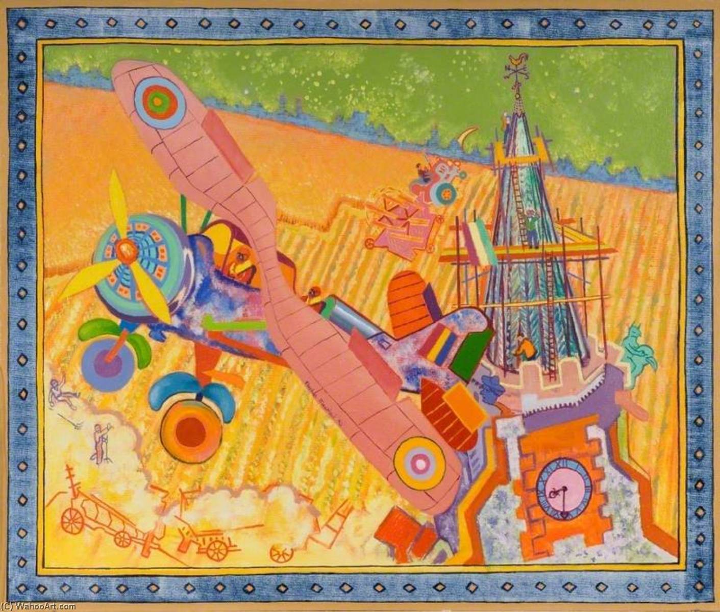 Wikioo.org - The Encyclopedia of Fine Arts - Painting, Artwork by Stephen W Macphail - William's Mission (from the series 'Just Imagine')