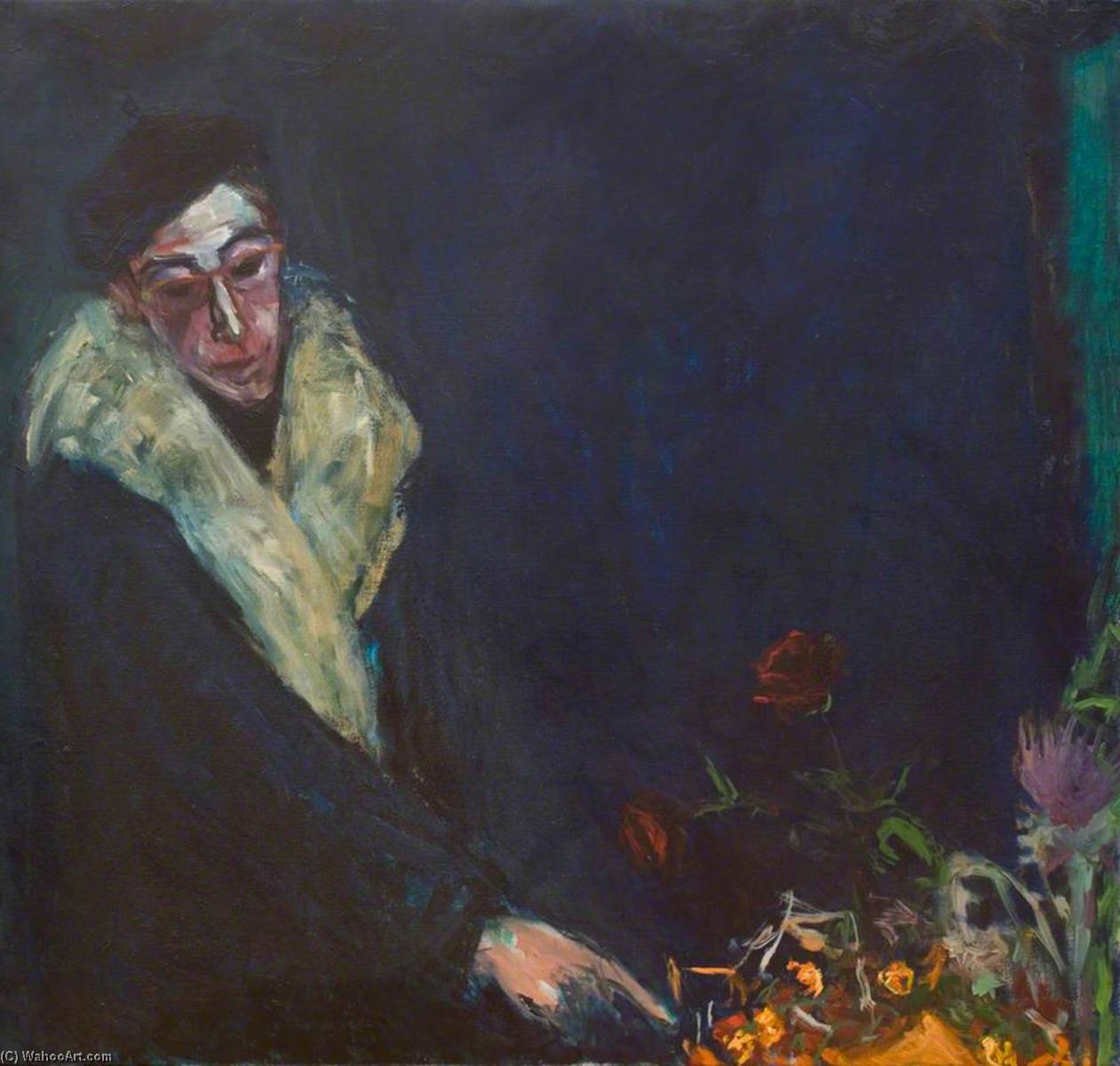 Wikioo.org - The Encyclopedia of Fine Arts - Painting, Artwork by Julie Held - Self Portrait