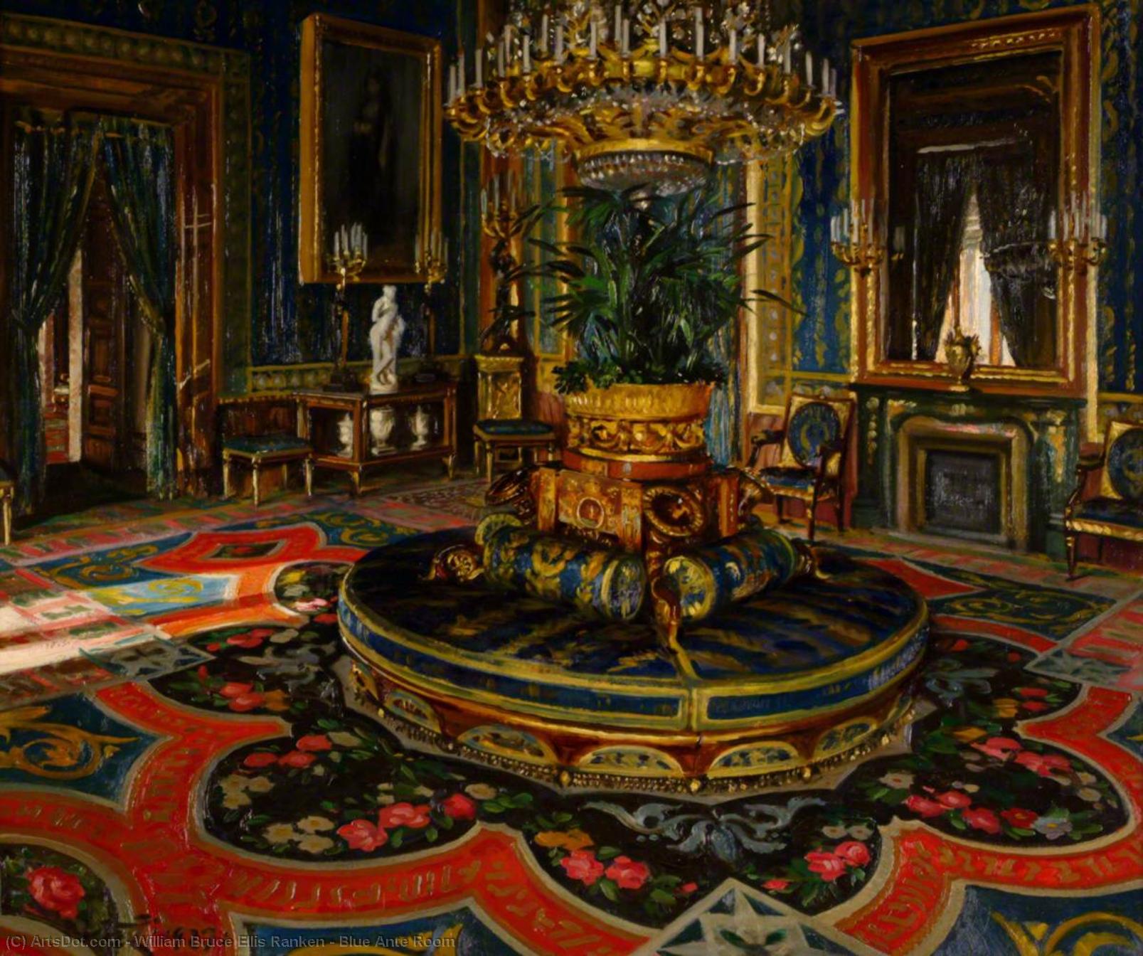 Wikioo.org - The Encyclopedia of Fine Arts - Painting, Artwork by William Bruce Ellis Ranken - Blue Ante Room
