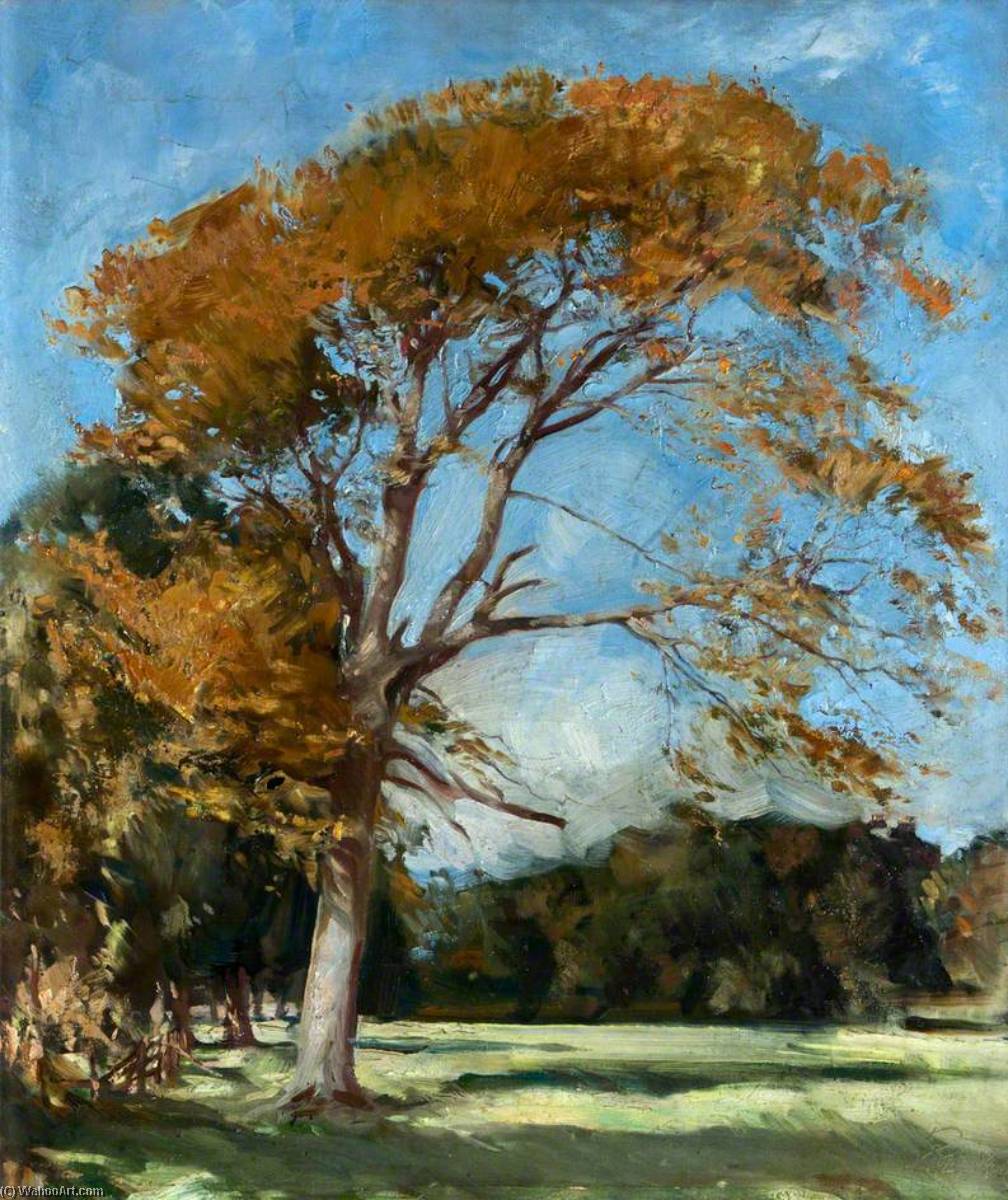 Wikioo.org - The Encyclopedia of Fine Arts - Painting, Artwork by William Bruce Ellis Ranken - The Yellow Tree