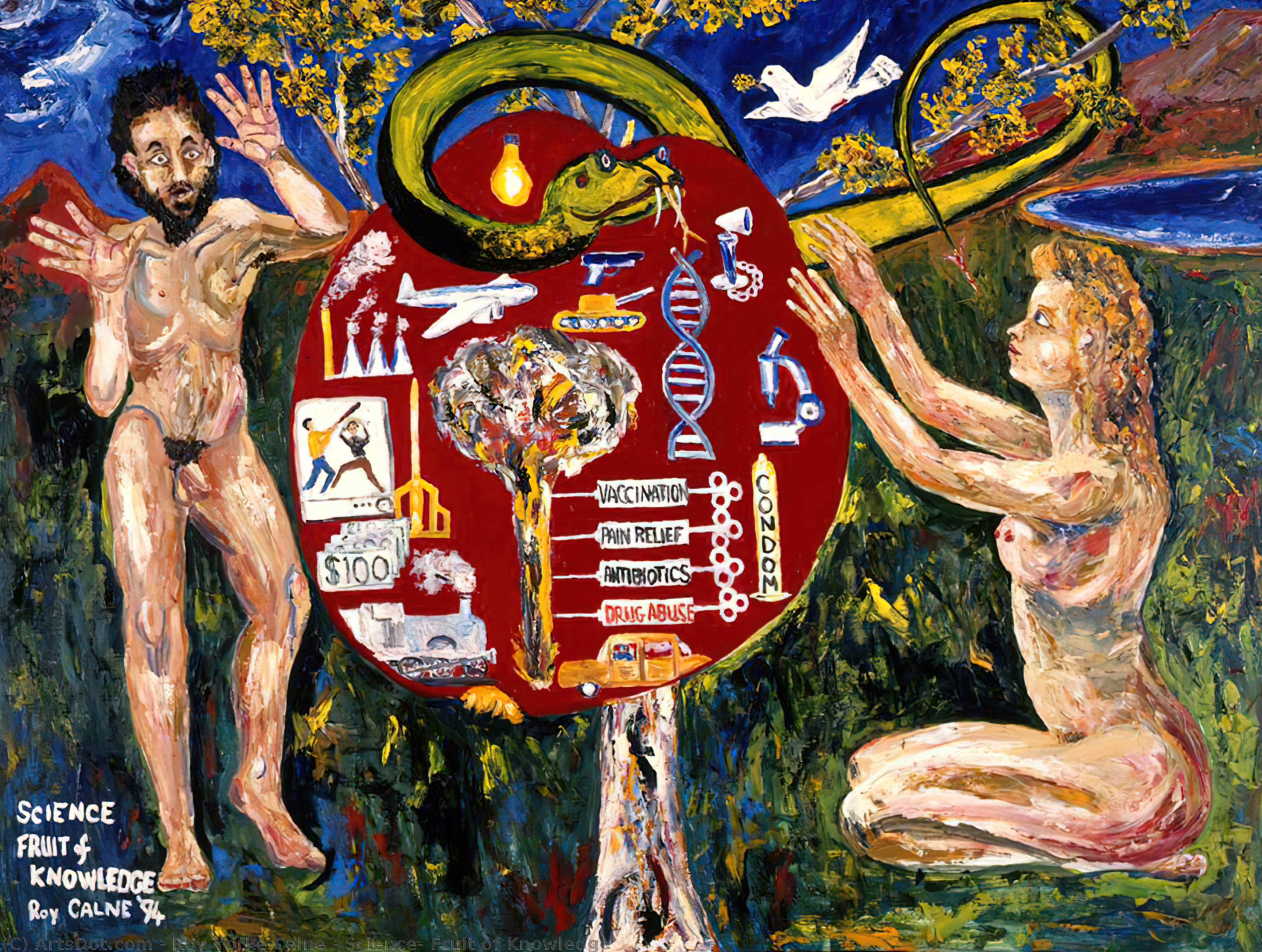 WikiOO.org - Енциклопедия за изящни изкуства - Живопис, Произведения на изкуството Roy Yorke Calne - Science, Fruit of Knowledge