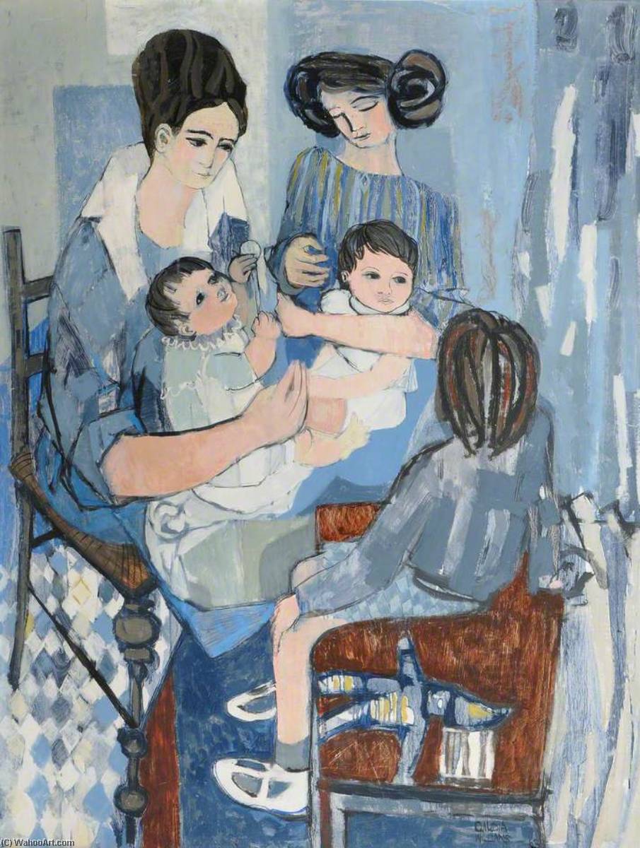 Wikioo.org - The Encyclopedia of Fine Arts - Painting, Artwork by Claudia Williams - Mother and Babies
