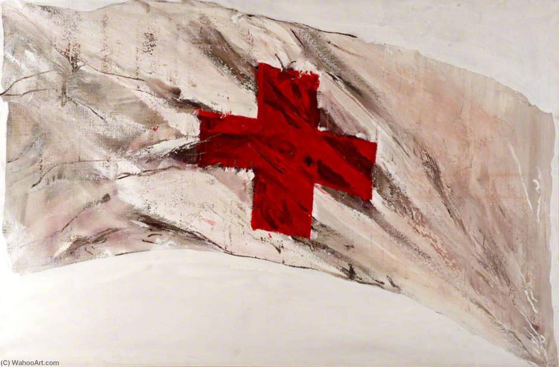 Wikioo.org - The Encyclopedia of Fine Arts - Painting, Artwork by Henry Mee - British Red Cross Flag