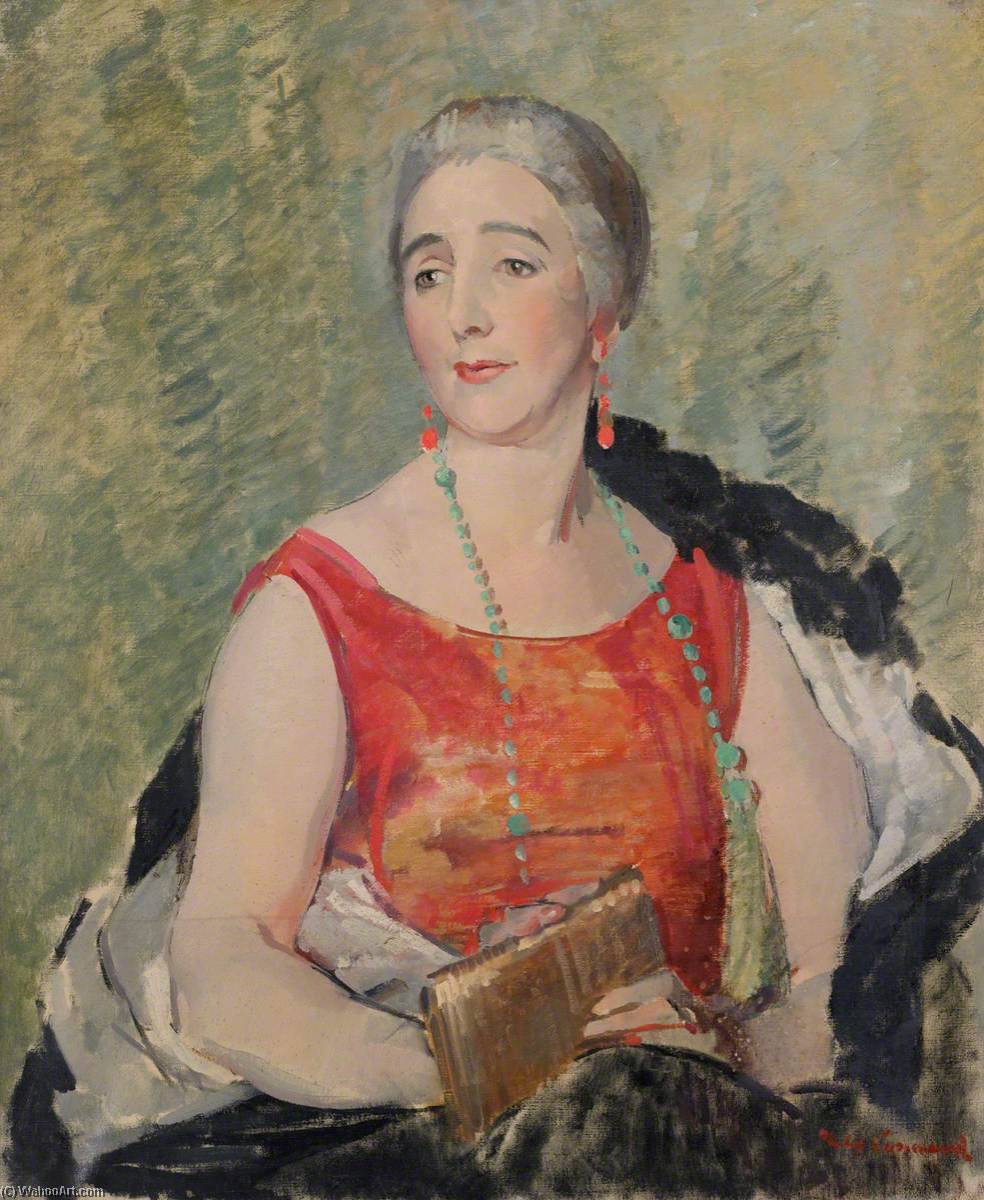 Wikioo.org - The Encyclopedia of Fine Arts - Painting, Artwork by Philip Connard - Miss Elsie Benge